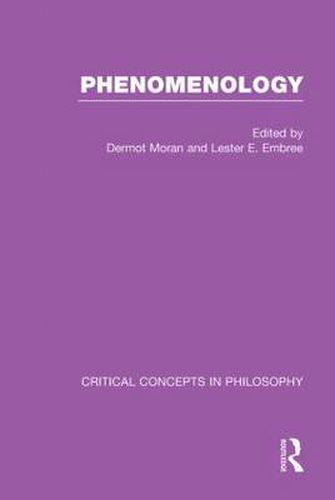 Cover image for Phenomenology:Crit Con In Phil