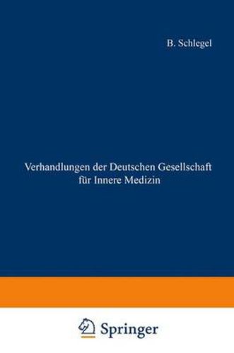 Cover image for Verhandlungen der Deutschen Gesellschaft fur Innere Medizin: Einundsiebzigster Kongress Gehalten zu Wiesbaden Vom 26. April - 29. April 1965