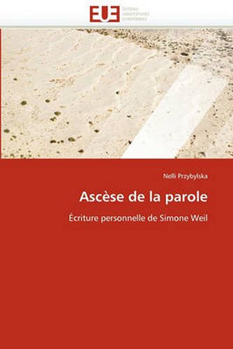 Cover image for Ascese de La Parole