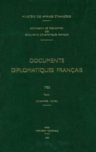 Cover image for Documents Diplomatiques Francais: 1962 - Tome I (1er Janvier - 30 Juin)