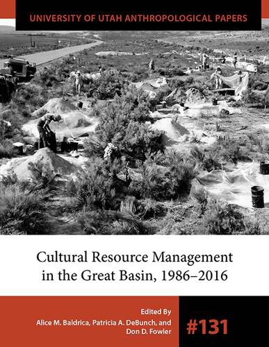 Cover image for Cultural Resource Management in the Great Basin 1986-2016