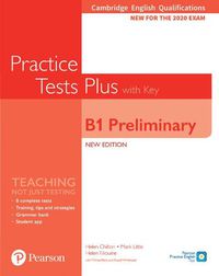 Cover image for Cambridge English Qualifications: B1 Preliminary Practice Tests Plus with key