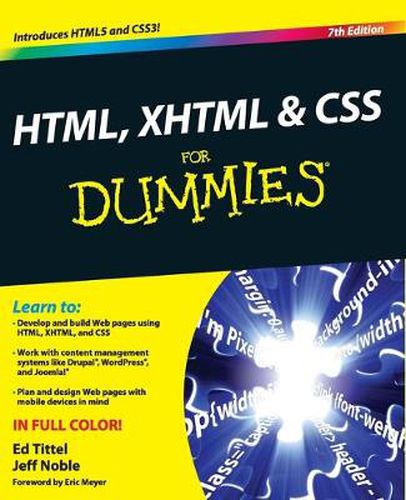 Cover image for HTML, XHTML and CSS For Dummies