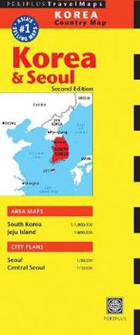 Cover image for Korea & Seoul Travel Map Second Edition