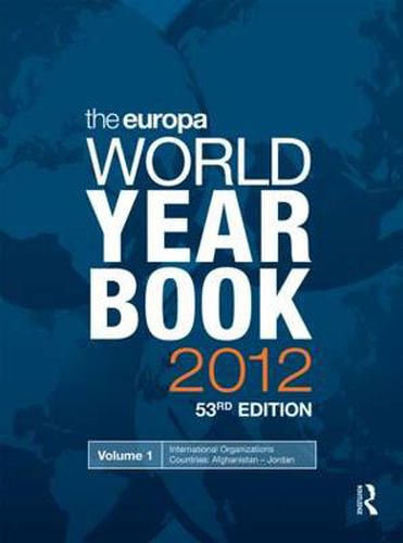 Cover image for The Europa World Year Book 2012