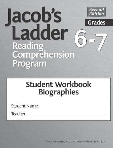 Cover image for Jacob's Ladder Reading Comprehension Program: Grades 6-7, Student Workbooks, Biographies (Set of 5)