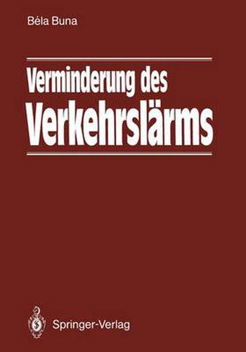 Cover image for Verminderung des Verkehrslarms