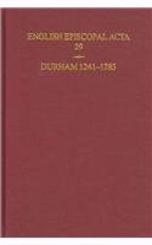 Cover image for English Episcopal Acta