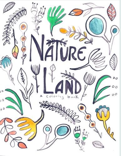 Cover image for Nature Land Coloring Book