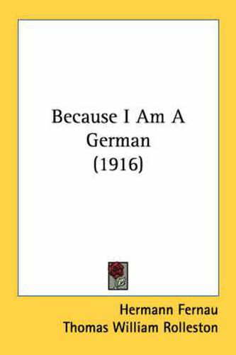 Because I Am a German (1916)