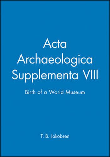 Cover image for Acta Archaeologica Supplementa