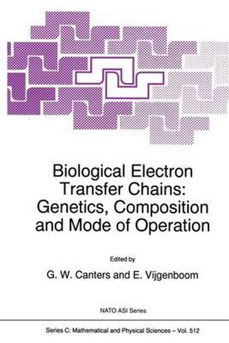 Cover image for Biological Electron Transfer Chains: Genetics, Composition and Mode of Operation