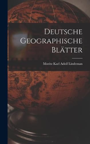 Cover image for Deutsche Geographische Blaetter