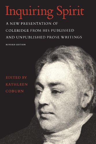 Cover image for Inquiring Spirit: New Presentation of Coleridge from His Published and Unpublished Prose Writings