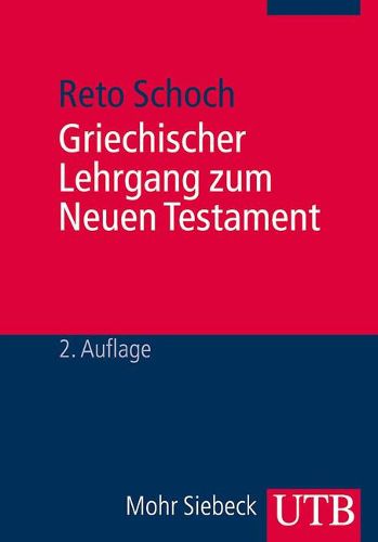 Cover image for Griechischer Lehrgang Zum Neuen Testament