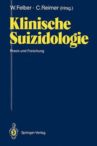 Cover image for Klinische Suizidologie: Praxis und Forschung