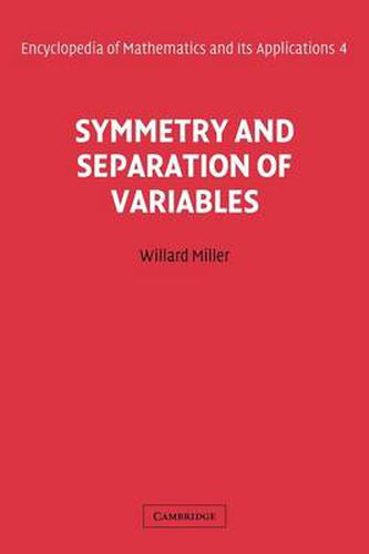 Cover image for Symmetry and Separation of Variables