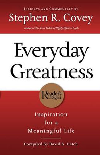 Cover image for Everyday Greatness: Inspiration for a Meaningful Life