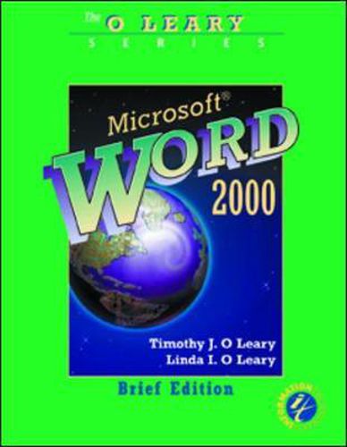 Cover image for O'Leary Series:  Microsoft Word 2000 Brief Edition