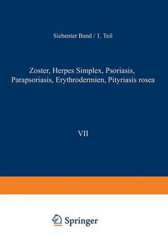 Zoster - Herpes Simplex - Psoriasis Parapsoriasis - Erythrodermien Pityriasis Rosea