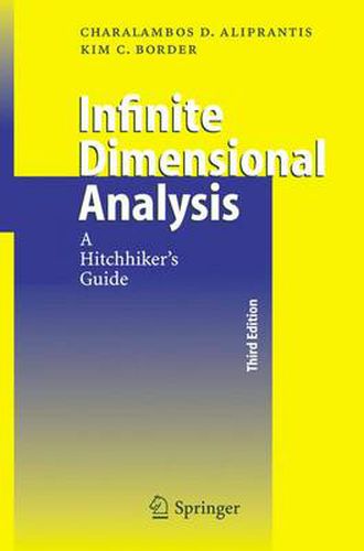 Cover image for Infinite Dimensional Analysis: A Hitchhiker's Guide