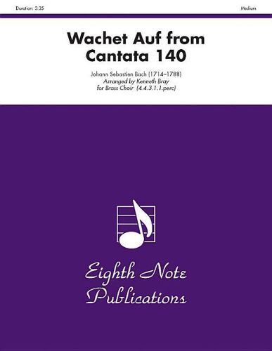 Cover image for Wachet Auf (from Cantata 140): Score & Parts