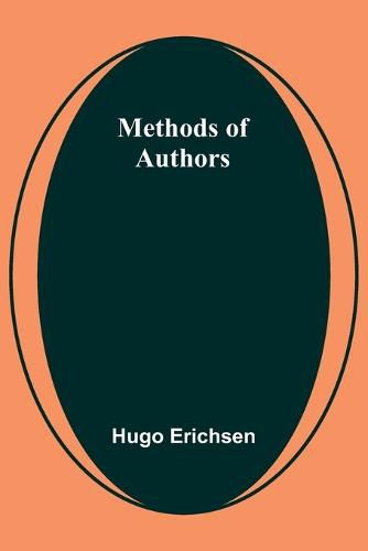 Cover image for Methods of Authors