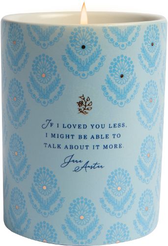 Cover image for Jane Austen: If I Loved You Less Scented Candle (8.5 oz.)