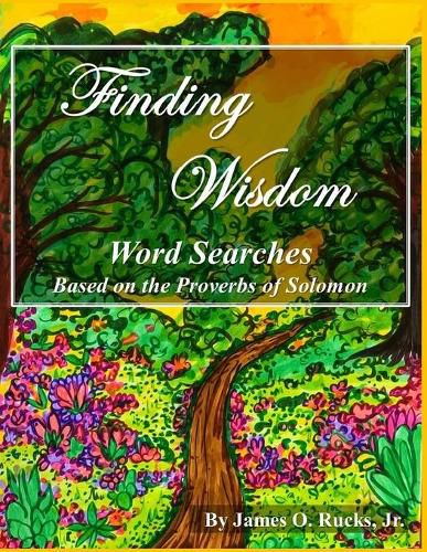 Cover image for Finding Wisdom Word Search - Large Print