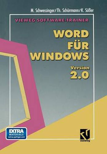 Cover image for Vieweg Software-Trainer Word fur Windows 2.0