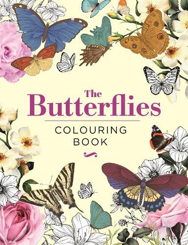 Cover image for The Butterflies Colouring Book