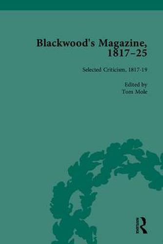 Cover image for Blackwood's Magazine, 1817-25: Selections from Maga's Infancy