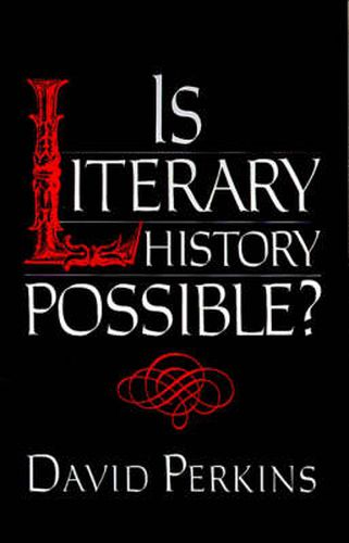 Is Literary History Possible?