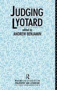 Cover image for Judging Lyotard