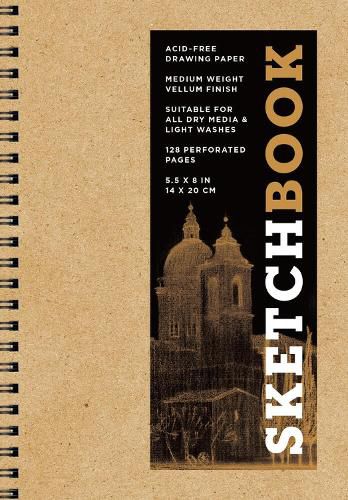 Cover image for Sketchbook (basic small spiral Kraft)