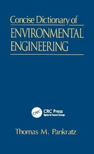 Cover image for Concise Dictionary of Environmental Engineering