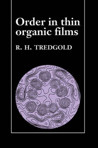 Cover image for Order in Thin Organic Films