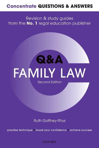 Cover image for Concentrate Questions and Answers Family Law: Law Q&A  Revision and Study Guide