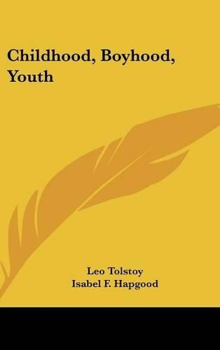 Cover image for Childhood, Boyhood, Youth