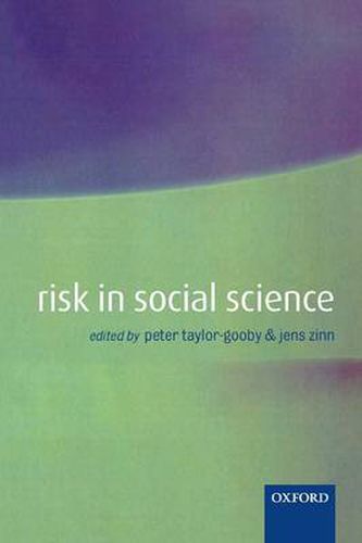 Cover image for Risk in Social Science