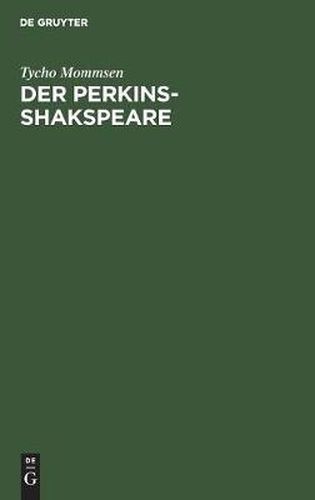 Cover image for Der Perkins-Shakspeare
