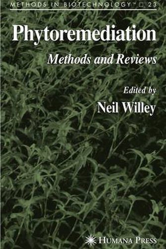 Cover image for Phytoremediation: Methods and Reviews