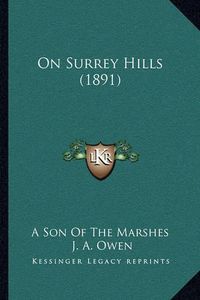 Cover image for On Surrey Hills (1891)