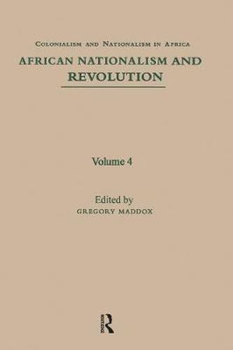 Cover image for African Nationalism and Revolution