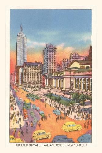 Cover image for Vintage Journal Public Library, New York City