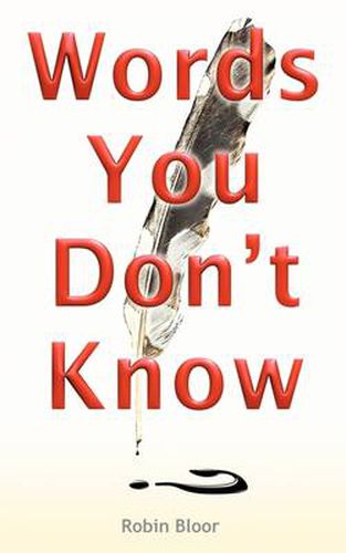 Cover image for Words You Don't Know