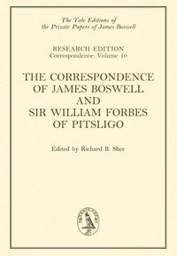 Cover image for The Correspondence of James Boswell and Sir William Forbes of Pitsligo