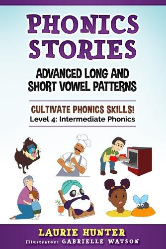 Cover image for Phonics Stories, Advanced Long and Short Vowel Patterns