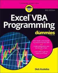 Cover image for Excel VBA Programming For Dummies, 6th Edition