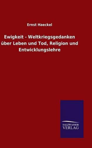 Cover image for Ewigkeit - Weltkriegsgedanken uber Leben und Tod, Religion und Entwicklungslehre